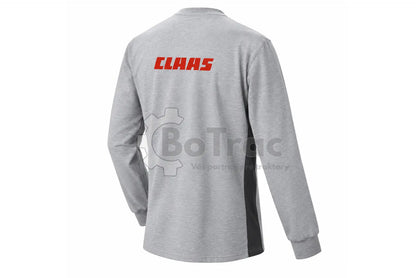 CLAAS sivé tričko s dlhým rukávom - Claas grey longsleeve t shirt