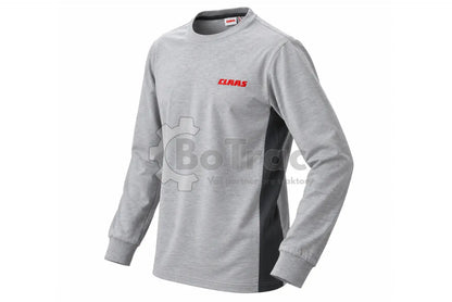 CLAAS sivé tričko s dlhým rukávom - Claas grey longsleeve t shirt