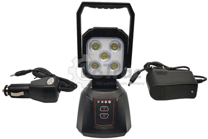 Impos LED Akumulátorový pracovný reflektor 15W - Čierna / Polykarbonát / Impos - Big light 3x5w