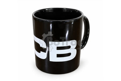 JCB čierny keramický hrnček s veľkým logom - JCB - jcb black logo mug