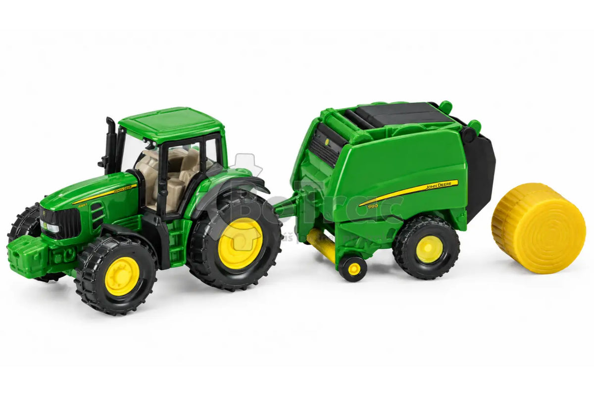 John Deere 7530 model traktora s lisom - 1:64 - John Deere - JD 7530 modell:64