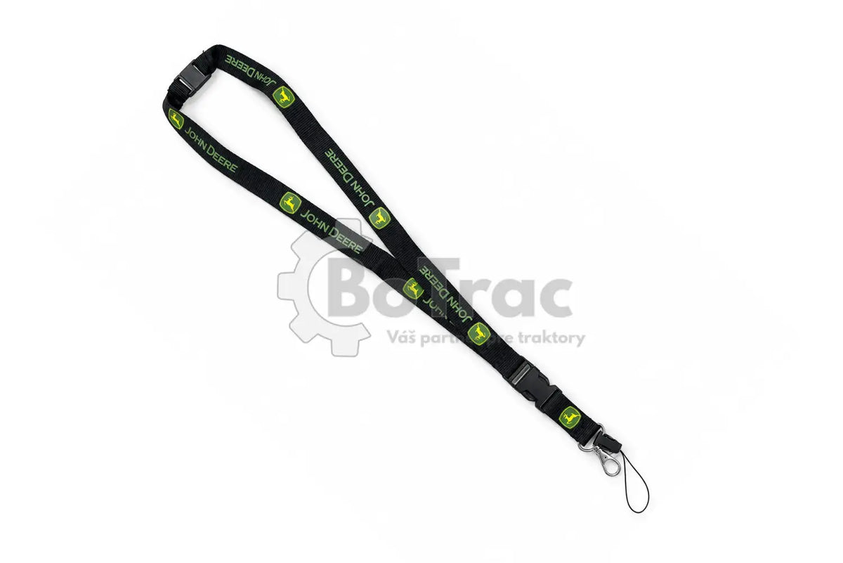 John Deere čierna šnúrka na krk (lanyard) - John Deere - JD lanyard