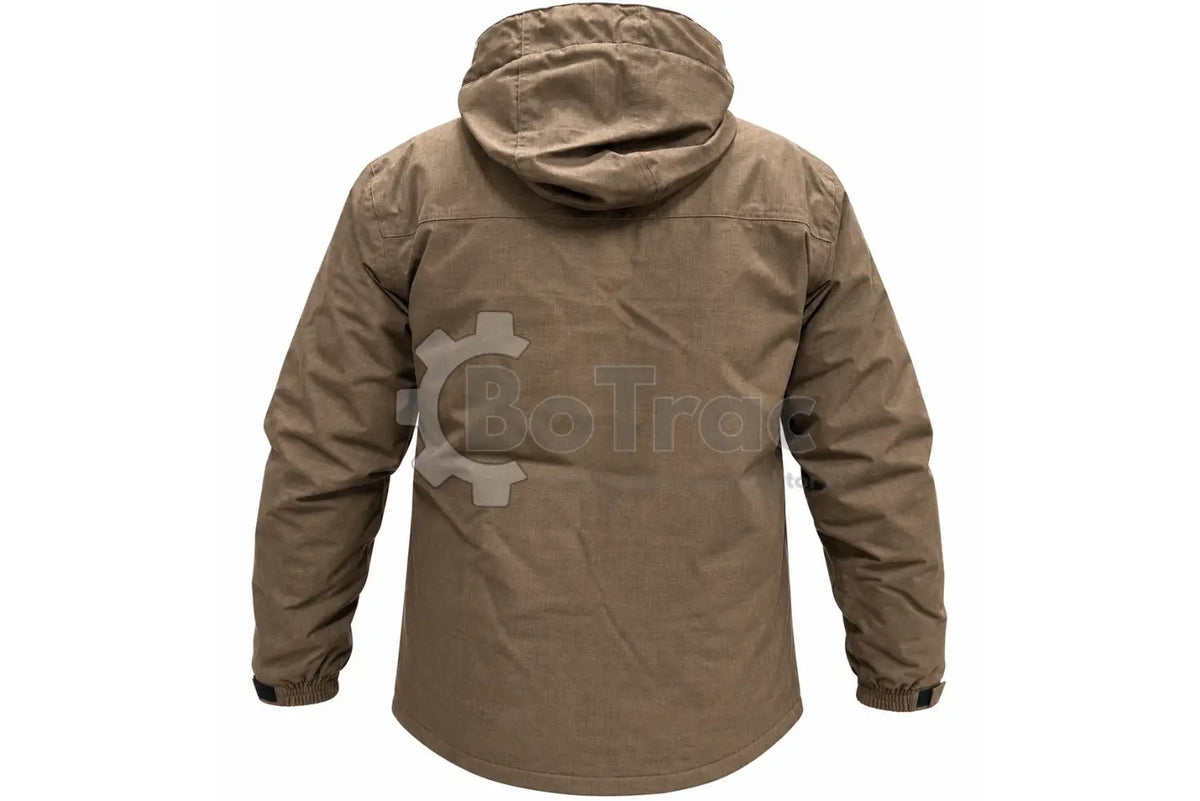 John Deere hnedá zimná bunda „Herringbone” (M) - John Deere - JD brown winter herringbone jacket