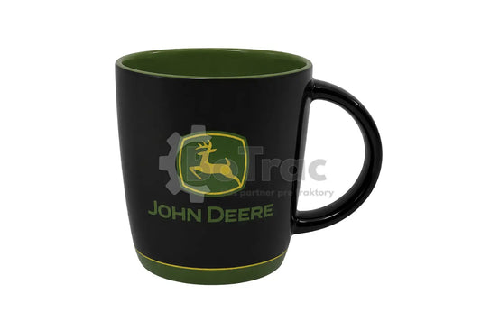 John Deere hrnček čierny keramický – 0,33 L - 0.33 L / John Deere - JD mug ceramic 0,33l