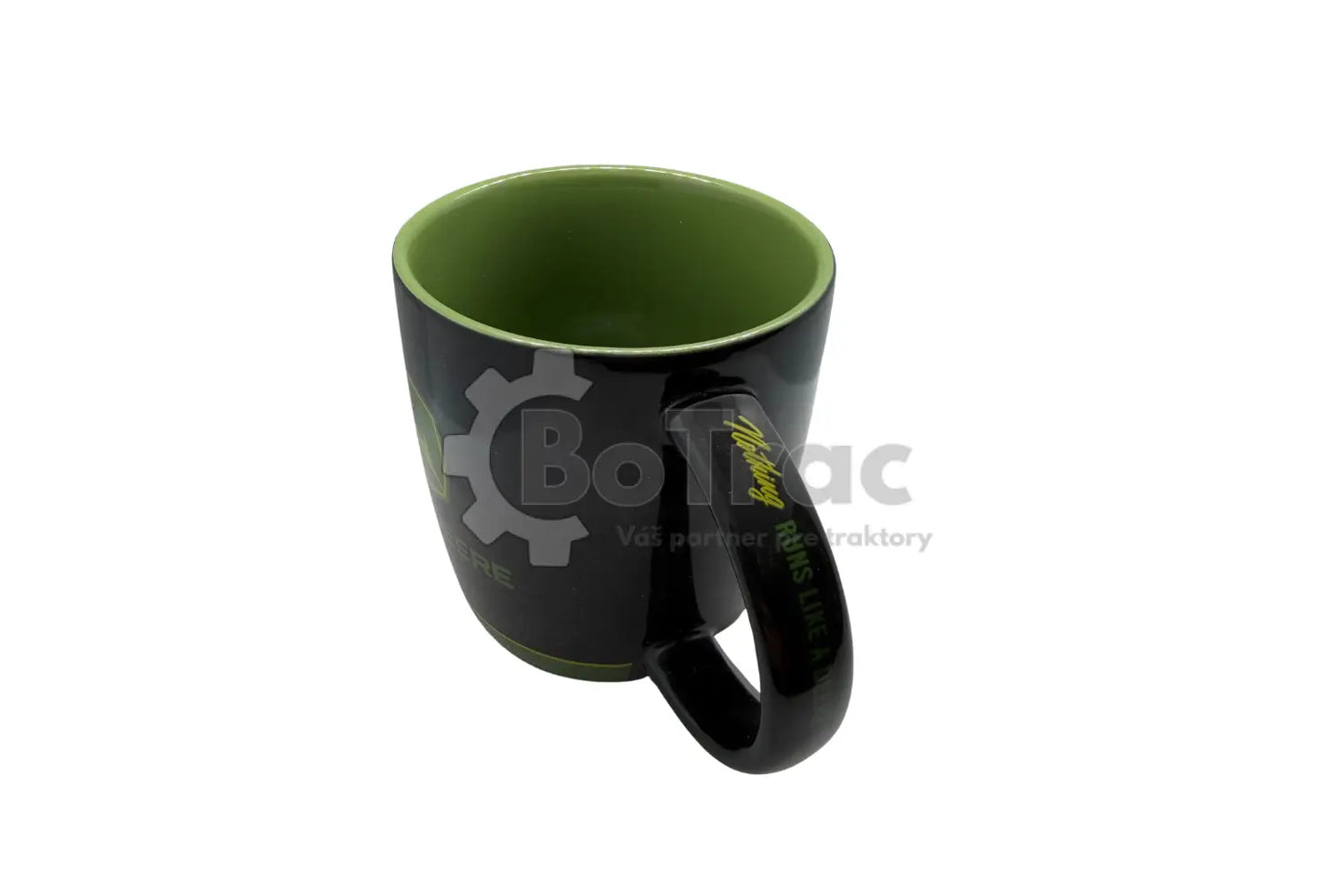 John Deere hrnček čierny keramický – 0,33 L - 0.33 L / John Deere - JD mug ceramic 0,33l