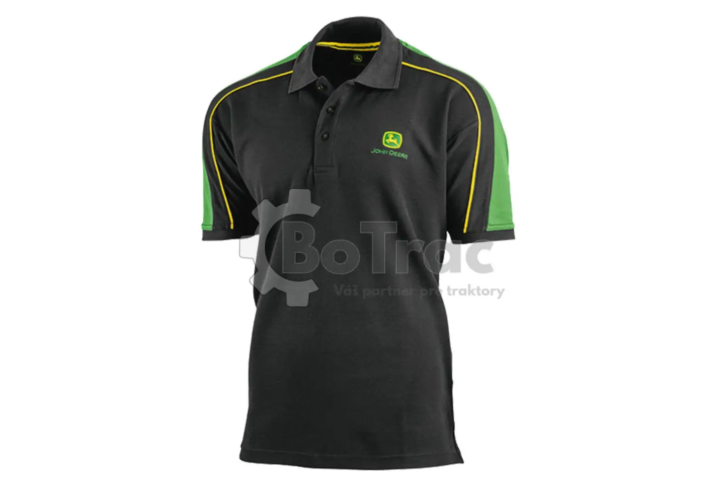 John Deere polokošeľa - čierna - JD polo shirt black