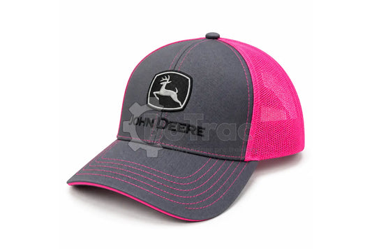 John Deere ružovo-sivá sieťovaná šiltovka - John Deere - Jd pink grey cap