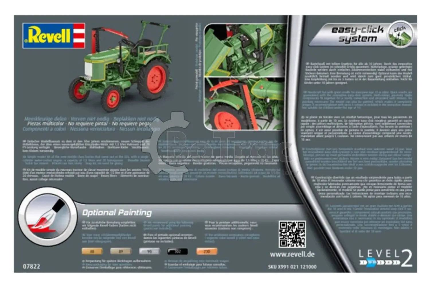 Model traktora Fendt F 20 Dieselross – stavebnica (1:24) - 1:24 / Fendt - Fendt revell