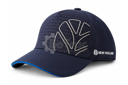 New Holland Tmavomodrá šiltovka ’Metal Embossed’ - New Holland - new holland navy metal embossed cap