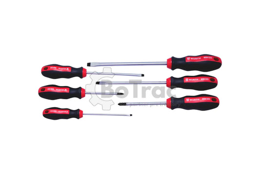 Würth RedStripe sada skrutkovačov PH/ploché – 6-dielna - Würth - Würth red stripe srewdriver set