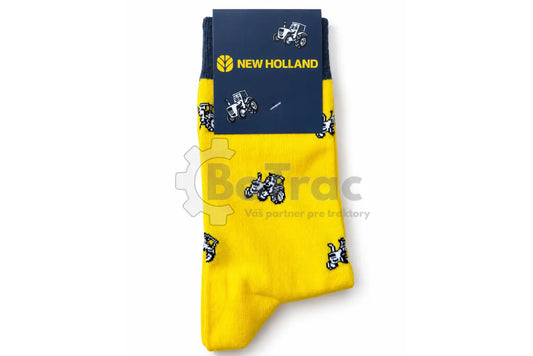 Žlté ponožky New Holland s traktorom (37-41) - New Holland - new holland 2 tone sunglasses